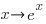 x right e^x